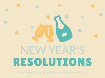 Free New Year Resolutions Templates