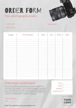 Edit an Order Template