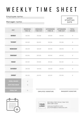 Edit a timesheet