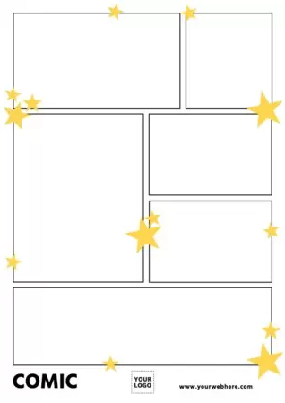 Edit a comic strip template