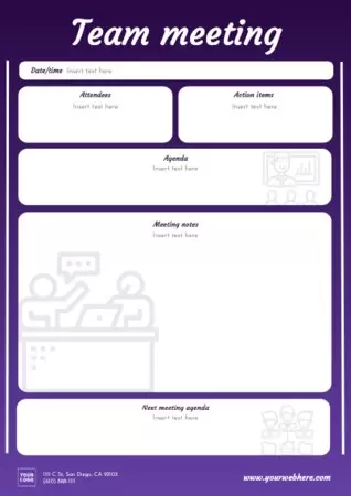 Edit a Minutes template