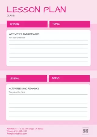 Edit a daily planner