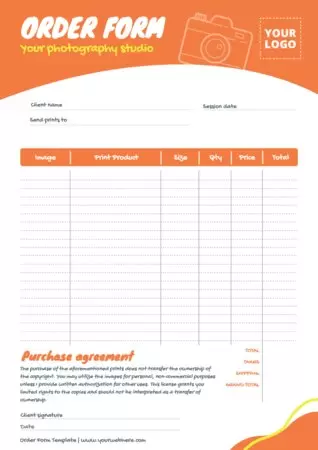 Edit an Order Template