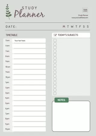 Edit a daily planner