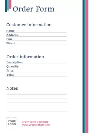 Edit an Order Template