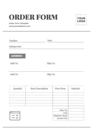 Edit an Order Template