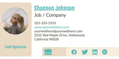 Edit an email signature