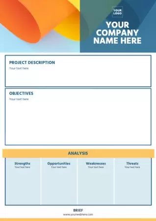 Edit a creative brief sample