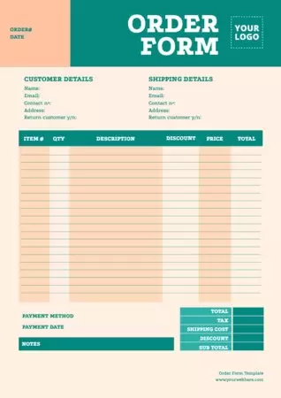 Edit an Order Template