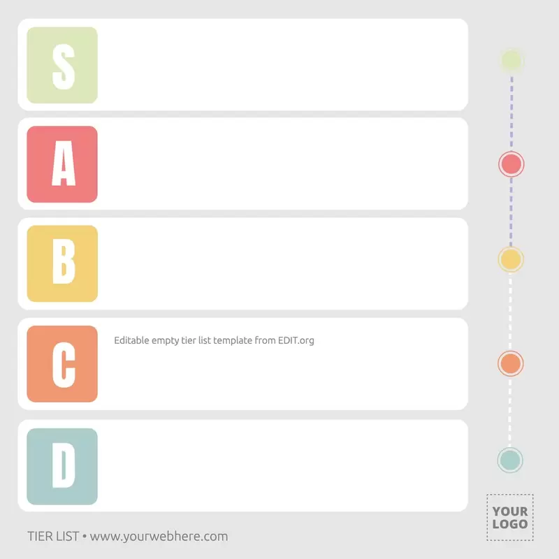 Editable tier maker free online